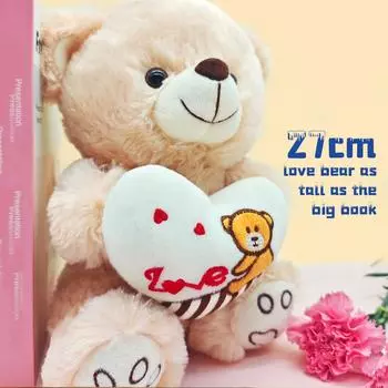 Обнимающая плюшевая игрушка-медведь, милая мягкая плюшевая подушка, подарок для сопровождающего на свадебной сцене, реквизит для игр на вечеринке, праздничный подарок