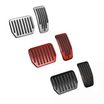 Обновите свою модель Tesla 3/Y с помощью этих нескользящих алюминиевых накладок на педали! Model 3/Y чёрный