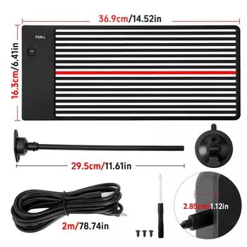 Обновите вмятину, светодиодный отражатель, инструмент для ремонта без покраски, инструмент для удаления вмятин, интерфейс Type-C или разноцветный