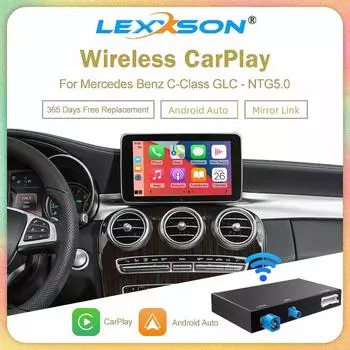 Обновление беспроводной Carplay подходит для Mercedes Benz C Class GLC W205 V Class W447 NTG5.0 Becker Module Android Auto Navigation