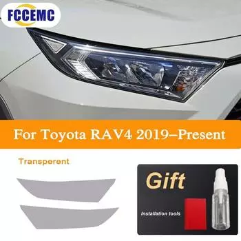 Обновление для Toyota RAV4 2019 2020 XA50 автомобильная тонировка фар черная защитная пленка защита прозрачная наклейка TPU аксессуары прозрачный