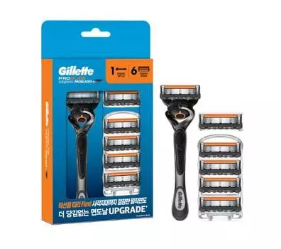 [Обновление] Gillette Proglide Handle + 6 лезвий, популярная корейская мужская косметика