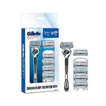 [Обновление] Gillette Skintech Handle + 6 Blades, популярная корейская мужская косметика