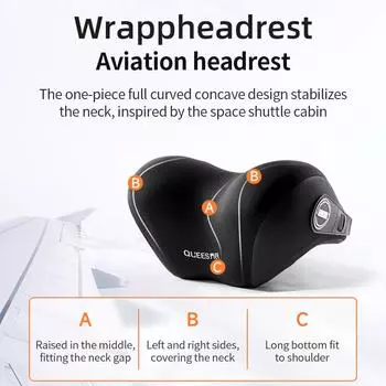 Обновление Подушка для поясницы автомобиля Автоматическая подушка для шеи Поддержка талии Съемная моющаяся спинка Универсальная подушка для автомобиля