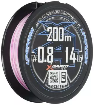 Обновление X4 200 м 14 фунтов Дуб Белый 1 м 15 см каждый Urugeso Pink Mark X-Braid Нет. 0.8