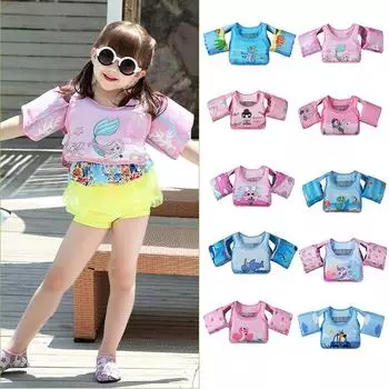 Обновления детский поплавок для плавания из пены для младенцев плавающее кольцо для бассейна аксессуары для младенцев детский спасательный жилет жилет летние игрушки