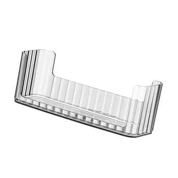 Обновления Органайзер для макияжа Прозрачный ящик для хранения косметики Элегантный прозрачный держатель для макияжа Компактное хранение макияжа для туалетного столика 1