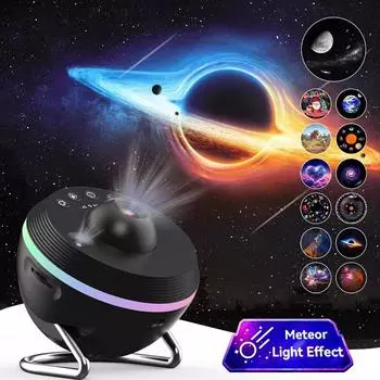 Обновленный светодиодный проектор Galaxy Star Ultra Clear Space Ball Planetarium proyector Night Light Lamp For Kids Gifts