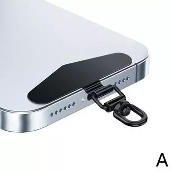 Обновленный вращающийся на 360 градусов стальной ремешок для телефона, металлическая накладка-прокладка, шнурок для мобильного телефона, безопасный соединительный элемент, новый AVE