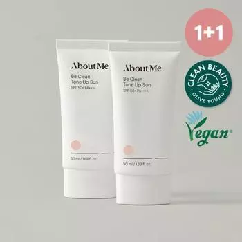 Обо мне Be Clean Tone Up Sun 1+1 Special (50 мл + 50 мл)