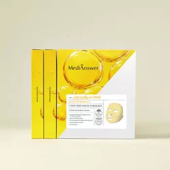 Обо мне MediAnswer Whitening Elasticity Коллагеновая маска Vita 37г (3 варианта) 5PCS