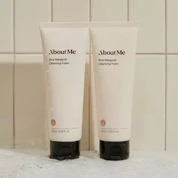 Обо мне Очищающая пенка для риса Макколи Double Special (120мл+120мл), Корея очищение