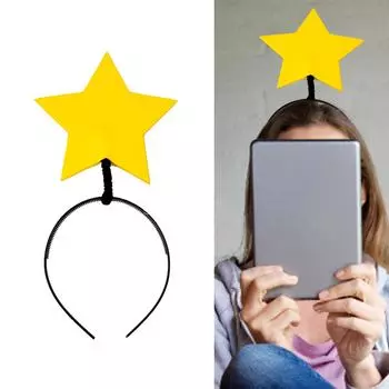 Ободки для волос в виде солнца/луны/звезд Реквизит для фотобудки Привлекательные ободки для волос в виде солнца Головные уборы для вечеринок Забавные ободки для музыкальных фестивалей C