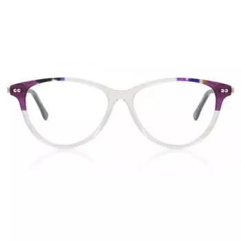 Ободковые Овальные Прозрачные С Фиолетово-Синим Черепаховым Принтом Коллекция Smartbuy Fatima Jsl 001 1221l Модные Унисекс Очки Clear Purple Blue/52