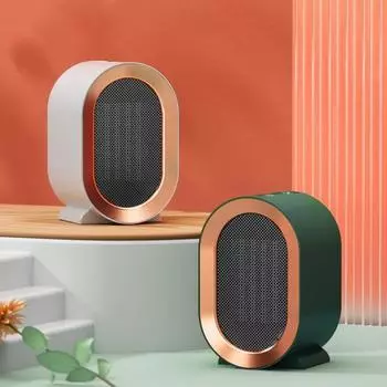 Обогреватель 1200 Вт Высокая мощность Защита от перегрева Бесшумная работа Автоматическое отключение Портативный комнатный обогреватель EU синий