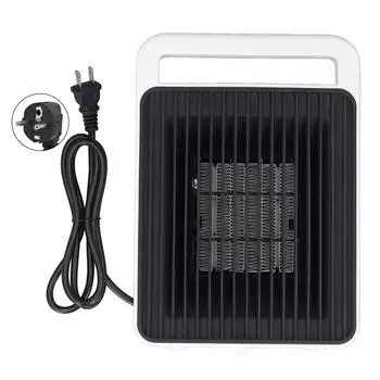 Обогреватель ABS, быстрый нагрев, энергосберегающий, настольный, портативный, электрический обогреватель для спальни, офиса и т. д. US Plug 110V