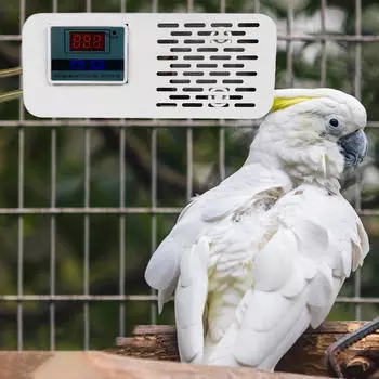 Обогреватель для птичьей клетки, лампа для обогрева птиц с абажуром, без вреда, без света, для попугаев Ordinary model