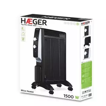 Обогреватель Haeger Top Mica Black 1500 Вт