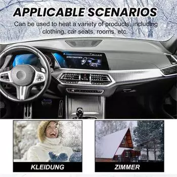 Обогреватель Мгновенный обогрев Стильный дизайн Инновационный удобный зимнее оборудование Размораживатель Компактный и портативный Простота использования Безопасный