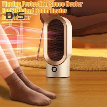 Обогреватель помещения Регулируемая защита от перегрева Огнестойкий Низкий уровень шума Портативный обогреватель для помещений EU