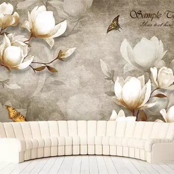 Обои 3D Nordic Retro Mural Sofa TV Background Wall Mural Living Room Hotel Sofa Decoration Wallpaper 200 cm(W) x 140 cm(H)