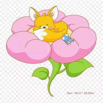 Обои для рабочего стола мультфильм термопереносная печать виниловые нашивки наклейки для одежды DIY аппликации моющиеся нашивки