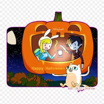 Обои для рабочего стола с героями мультфильмов, Хэллоуин, термопереносная печать, виниловые нашивки, наклейки для одежды, аппликации «сделай сам», моющиеся нашивки