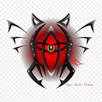 Обои для рабочего стола с вымышленным персонажем, термопереносная печать, виниловые нашивки, наклейки для одежды, аппликации «сделай сам», моющиеся нашивки