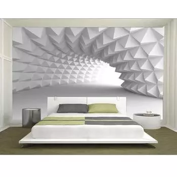 Обои фото 3d расширение пространства туннель настенная роспись гостиная спальня фрески 3d обои домашний декор 200 cm(W) x 140 cm(H)