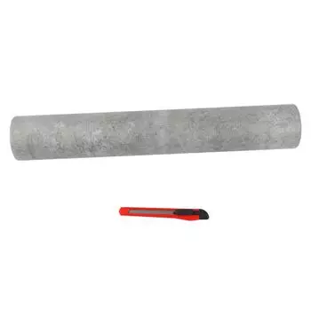 Обои Peel with Cutter ПВХ Наклейка на стену Цемент Серый Самоклеящаяся Бумага Винтажный Стиль 40x900см