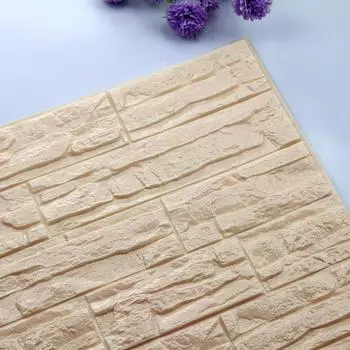 Обои пены ПЭ кирпича ДИИ 3Д обшивают панелями выбитое украшение камня декали комнаты O