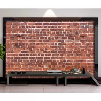 Обои с кирпичным узором Современные обои для украшения гостиной Настенные фрески для спальни 200 cm(W) x 140 cm(H)