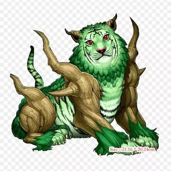 Обои «Зверь» Yu Gi Oh Коллекционная карточная игра Коллекционная железная термопечать Виниловые нашивки Наклейка для одежды DIY Аппликации Моющиеся нашивки