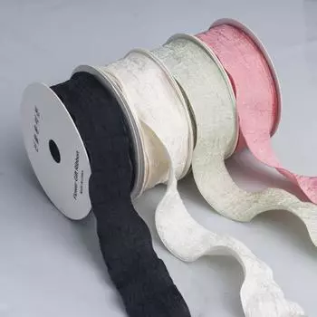 Оборка оборка рыбий хвост пряжа лента кружево торт подарок цветок упаковка лента бант своими руками аксессуары для волос развевающаяся лента лента бант своими руками цветок ручной работы 4cm*10 Yards