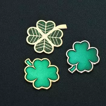 Оборудование для гольфа Маркировка на мяч, монета, зажим для шляпы для гольфа, зажим для кепки для гольфа с четырьмя листами клевера, маркер для мяча для гольфа silver