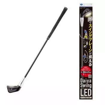 Оборудование для отработки ударов DAIYA GOLF Diamond Swing LED Светящаяся головка позволяет видеть траекторию удара Коррекция удара Тренировочный удар Предотвращение среза