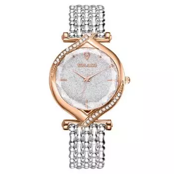 Обработка на заказ инкрустированных бриллиантами звездное небо женские часы женские часы кварцевые часы пластиковые ремешки женские часы красный