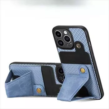 Обработка настройки для iPhone15pro Чехол для мобильного телефона Универсальный анти-падение 14/12 Кронштейн PU Apple 13 Защитный чехол iP 15 Pro Max чёрный