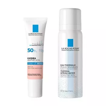 Образец лосьона La Up Base Mist UV Idea XL Protection Tone Up Rose Kit для чувствительной кожи Увлажняющий уход за кожей Макияж Солнцезащитный крем Roche-Posay [Тон +