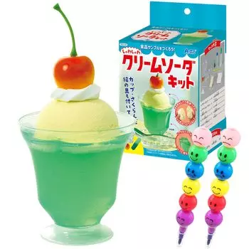 Образец набора для самостоятельной работы Набор для приготовления крем-соды 1 коробка 2 цвета Рекомендуется для детей от 6 лет Ностальгический ретро-стиль для детей Глина Слайм Краска Десертный стаканчик Бесплатно