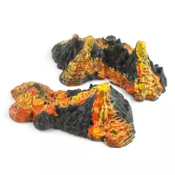 Образовательная игрушка Мини-игрушка-вулкан, модель игрушки, реалистичный мини-вулкан, украшение, научный набор B