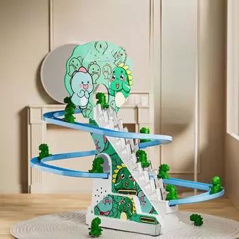Образовательная игрушка «Трек динозавра»: Подъемная лестница в виде утенка - идеальный праздничный подарок для детей и младенцев