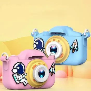 Образовательная мини-детская камера для фотосъемки детей HD-камера для игрушек для детей розовый