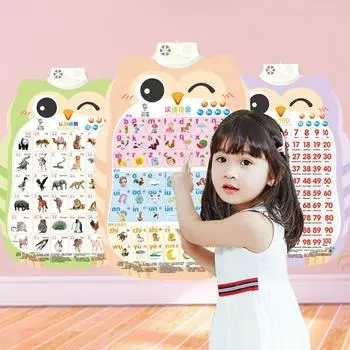 Образовательные диаграммы Детские обучающие игрушки Алфавитная настенная диаграмма Аудио настенная диаграмма Пиньинь настенная диаграмма Letter