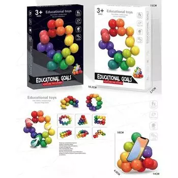 Образовательные и красочные бусины 3D декомпрессионный шар трехмерный магический куб шар и уникальная декомпрессия