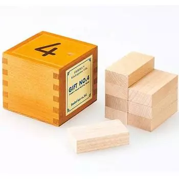 образовательные инструменты Четвертый дар Фрёбель-кана (строительные блоки)