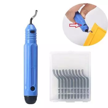 Обрезной нож Скребок Инструмент для снятия заусенцев Набор резцов для удаления заусенцев Ручной инструмент для удаления заусенцев из дерева, пластика, алюминия, меди и стали