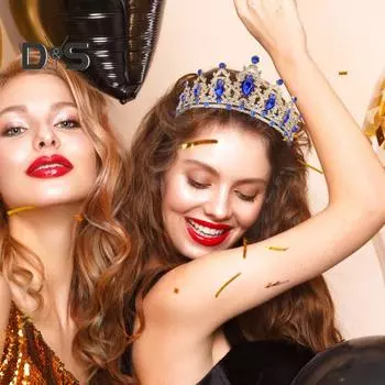 Обруч для волос, сверкающий, со стразами, инкрустированный в виде листа, свадебный венец, повязка на голову из сплава, аксессуары для волос на день рождения фиолетовый