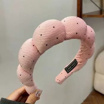 Обруч для волос Twist Sponge Headbands Solid Color Makeup Headband New Braided Hairbands Girls Ladys