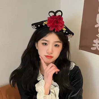 Обруч принцессы, старинная повязка на голову, головной убор в китайском стиле, обруч для волос Ханфу, головной убор в древнем стиле D